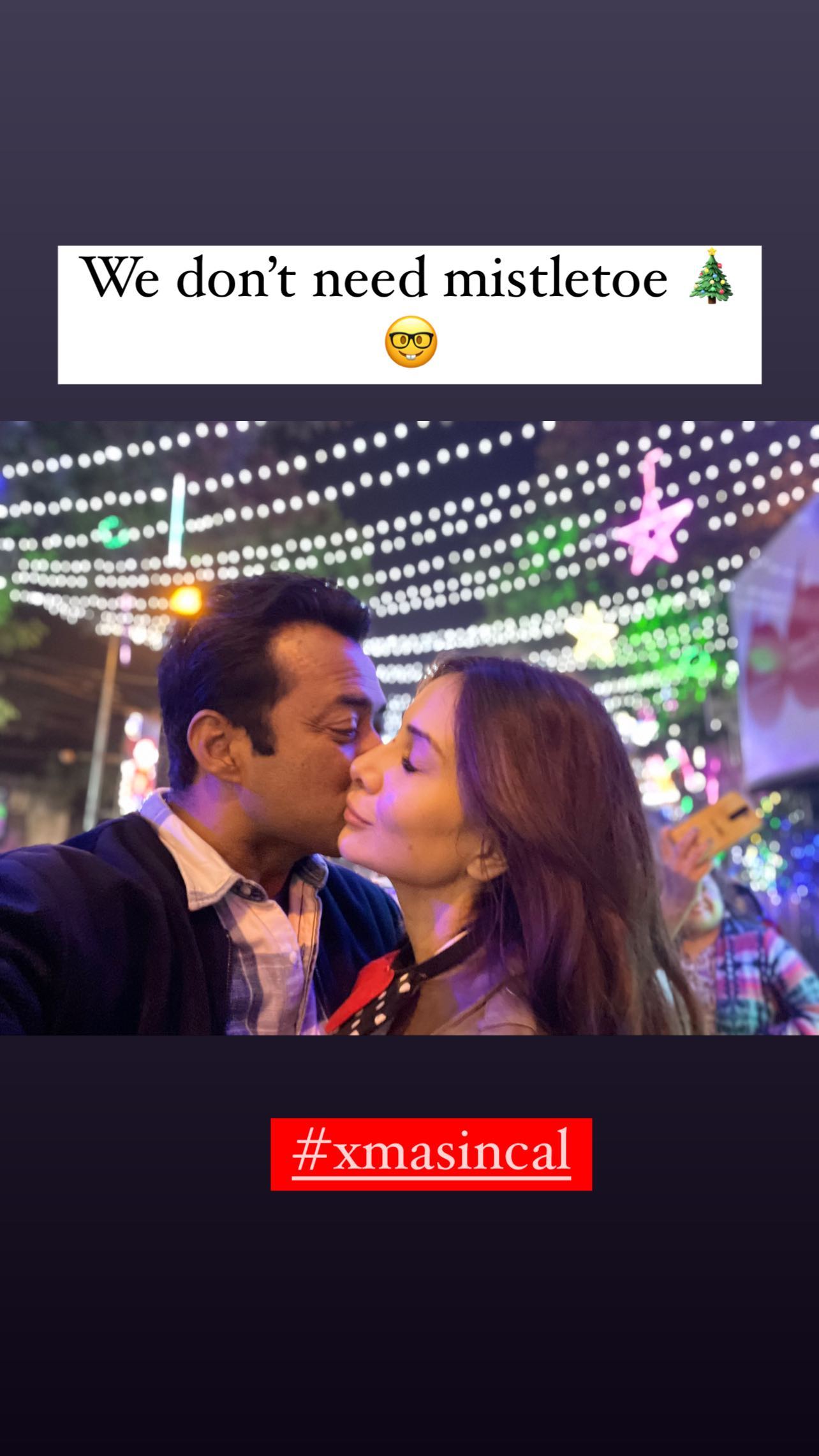 Kim Sharma is spending Christmas with Leander Paes. &nbsp;