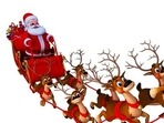 The image accompanied a message which read: "Thank god Santa rides a sleigh, he doesn't need to pay for hefty prices for fuel.”