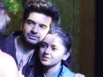 Karan Kundrra and Tejasswi Prakash in Bigg Boss 15 Karan Kundrra and Tejasswi Prakash in Bigg Boss 15