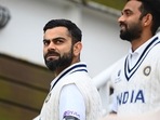 India captain Virat Kohli and Ajinkya Rahane&nbsp;