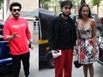 Arjun Kapoor, Malaika Arora, son Arhaan Khan and Amrita Arora met for Christmas lunch. (Varinder Chawla) Arjun Kapoor, Malaika Arora, son Arhaan Khan and Amrita Arora met for Christmas lunch. (Varinder Chawla)