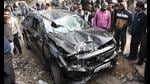 The driver of the car was arrested. (Vipin Kumar/HT PHOTO) The driver of the car was arrested. (Vipin Kumar/HT PHOTO)