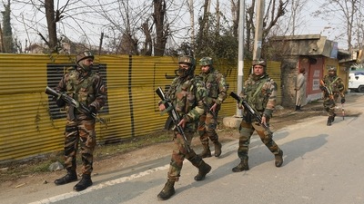 The encounter between the terrorists and the security forces broke out in the early hours of Saturday, the police said.&nbsp; (File Photo / HT)