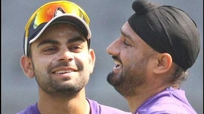 Harbhajan Singh retired from all formats on Friday and Virat Kohli (L) paid a heartfelt tribute to him. (PTI) Harbhajan Singh retired from all formats on Friday and Virat Kohli (L) paid a heartfelt tribute to him. (PTI)