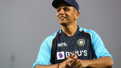 Head coach Rahul Dravid&nbsp; (TWITTER/BCCI)