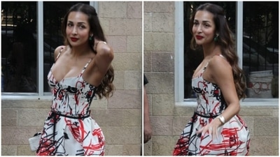 Malaika and her son Arhaan Khan arrived at her mother, Joyce Arora's house in Mumbai. Malaika's boyfriend Arjun Kapoor and sister Amrita Arora and her family joined the 46-year-old diva for the Christmas lunch. The paparazzi clicked all the stars outside Joyce Arora's home. (HT Photo/Varinder Chawla) Malaika and her son Arhaan Khan arrived at her mother, Joyce Arora's house in Mumbai. Malaika's boyfriend Arjun Kapoor and sister Amrita Arora and her family joined the 46-year-old diva for the Christmas lunch. The paparazzi clicked all the stars outside Joyce Arora's home. (HT Photo/Varinder Chawla)