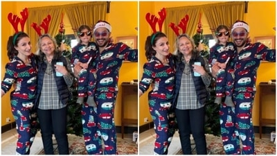 Sharmila Tagore made a cameo in the Christmas family pictures. (Instagram/@sakpataudi)