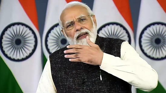 Prime Minister Narendra Modi is addressing the nation on Saturday evening.&nbsp;(ANI)