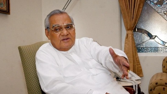 Atal Bihari Vajpayee was born on December 25, 1924, in Gwalior. (HT File Photo) Atal Bihari Vajpayee was born on December 25, 1924, in Gwalior. (HT File Photo)