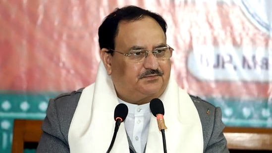 BJP chief Jagat Prakash Nadda announced the launch of the party's special micro-donation campaign on Saturday.(ANI File Photo)