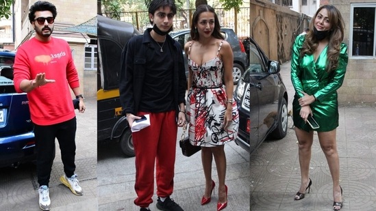 Arjun Kapoor, Malaika Arora, son Arhaan Khan and Amrita Arora met for Christmas lunch. (Varinder Chawla)