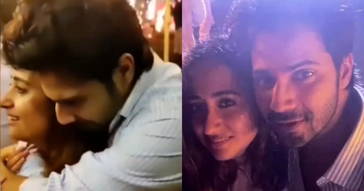 Varun Dhawan and Natasha Dalal at a friend's wedding. Varun Dhawan and Natasha Dalal at a friend's wedding.