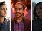 Priyanka Chopra Jonas in The Matrix Resurrections and Adarsh Gourav in The White Tiger and Kubbra Sait in Foundation. Priyanka Chopra Jonas in The Matrix Resurrections and Adarsh Gourav in The White Tiger and Kubbra Sait in Foundation.