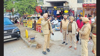 The Mohali police on Sunday directed hotel owners to check identity cards of their guests in view of the Ludhiana blast. (HT photo)