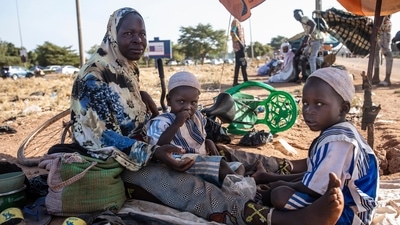 The latest atrocity in Burkina Faso occurred when suspected jihadists killed 41 people. The ambush targeted a convoy of traders escorted by VDP near Ouahigouya, a town not far from the Mali border. (AP)