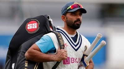 India's Ajinkya Rahane during nets.&nbsp; (Action Images via Reuters)