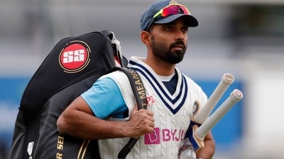 India's Ajinkya Rahane during nets&nbsp; (Action Images via Reuters)