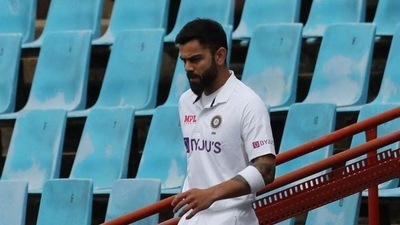 India's Virat Kohli before the match (REUTERS)
