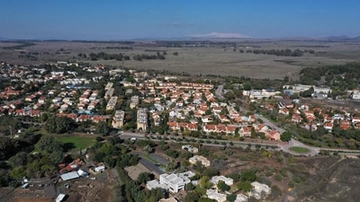 In picture - Katsrin city, an Israeli settlement organised as a local council in the Israeli-annexed Golan Hights. (AFP) In picture - Katsrin city, an Israeli settlement organised as a local council in the Israeli-annexed Golan Hights. (AFP)