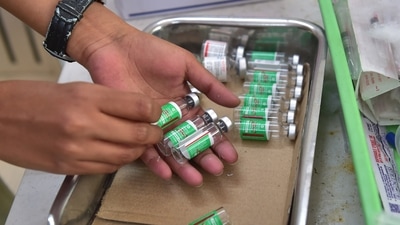 As on Saturday, 10,707 Tihar jail inmates were given the first dose of Covid vaccine and 4,352 were given the second dose. (PTI)