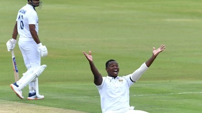 Lungi Ngidi versus India&nbsp; (Getty Images)