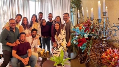 Vicky Kaushal and Katrina Kaif hosted a get-together at their new home on Christmas. Vicky Kaushal and Katrina Kaif hosted a get-together at their new home on Christmas.