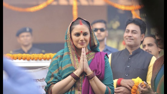 Huma S Qureshi in a still from Maharani