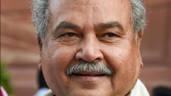 Union minister of agriculture and farmers welfare Narendra Singh Tomar. (PTI/File photo) Union minister of agriculture and farmers welfare Narendra Singh Tomar. (PTI/File photo)