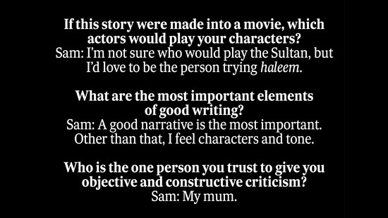 Quick questions with Sam Quick questions with Sam