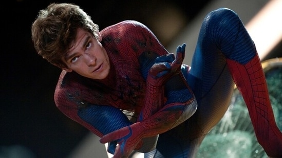 Andrew Garfield in The Amazing Spider-Man.