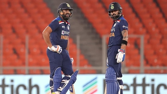 Rohit Sharma and Virat Kohli. (Getty) Rohit Sharma and Virat Kohli. (Getty)