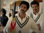 Ranveer Singh in a still from 83. Ranveer Singh in a still from 83.