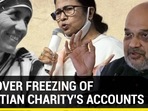 ROW OVER FREEZING OF CHRISTIAN CHARITY'S ACCOUNTS