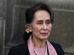 Myanmar's leader Aung San Suu Kyi.