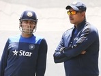 MS Dhoni and Ravi Shastri in 2014. (Getty) MS Dhoni and Ravi Shastri in 2014. (Getty)