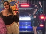 Kareena Kapoor pose with Amrita Arora, Malaika Arora outside Karisma Kapoor's house. Kareena Kapoor pose with Amrita Arora, Malaika Arora outside Karisma Kapoor's house.