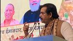 Ravi Kishan, the first speaker at the inauguration ceremony, hailed the Adityanath government for a range of achievements, from several state new highways to schemes ensuring ration for all. (ANI) Ravi Kishan, the first speaker at the inauguration ceremony, hailed the Adityanath government for a range of achievements, from several state new highways to schemes ensuring ration for all. (ANI)
