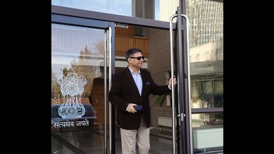 A 1989 batch Indian Foreign Service (IPS) officer, Vikram Misri exited the Indian embassy in Beijing earlier this month. He will take over as deputy NSA on January 1 (Twitter/@VikramMisri)