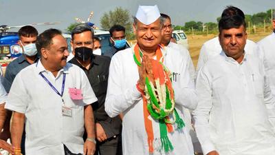 Rajasthan chief minister Ashok Gehlot said the state government will give relief to poor farmers by bringing a one-time scheme to waive crop loans taken from nationalised banks (PTI) Rajasthan chief minister Ashok Gehlot said the state government will give relief to poor farmers by bringing a one-time scheme to waive crop loans taken from nationalised banks (PTI)