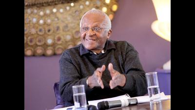 Desmond Tutu was the chairman of the post-apartheid Truth and Reconciliation Commission and although he was able to see how terrifying and vicious apartheid was, he still felt that it was important to confront this peacefully rather than be vengeful (HT Archive) Desmond Tutu was the chairman of the post-apartheid Truth and Reconciliation Commission and although he was able to see how terrifying and vicious apartheid was, he still felt that it was important to confront this peacefully rather than be vengeful (HT Archive)