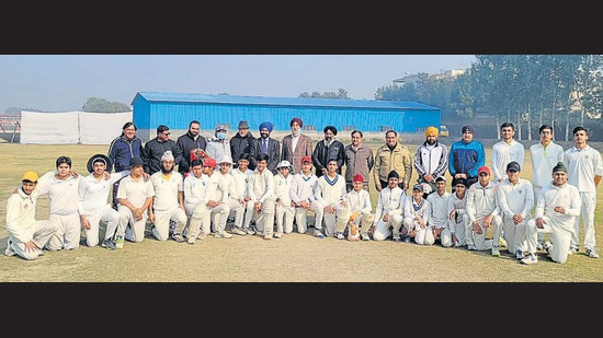 Batting first, UCC Khanna put together 90 runs, losing all ten wickets in 33.4 overs; while LDCA Kings was bowled out for 82 in 28.3 overs (HT PHOTO)