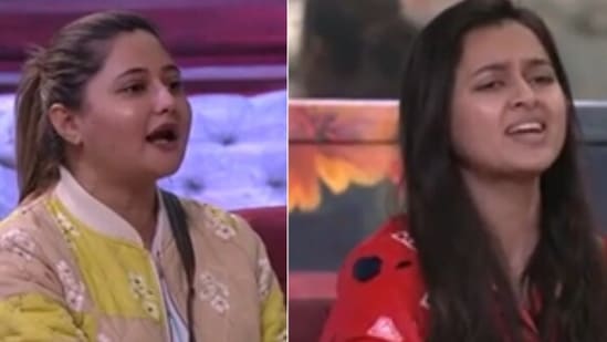 Rashami Desai and Tejasswi Desai get into a heated argument.(Instagram)