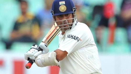 Sachin Tendulkar in action against South Africa in 2010.&nbsp;(Getty)