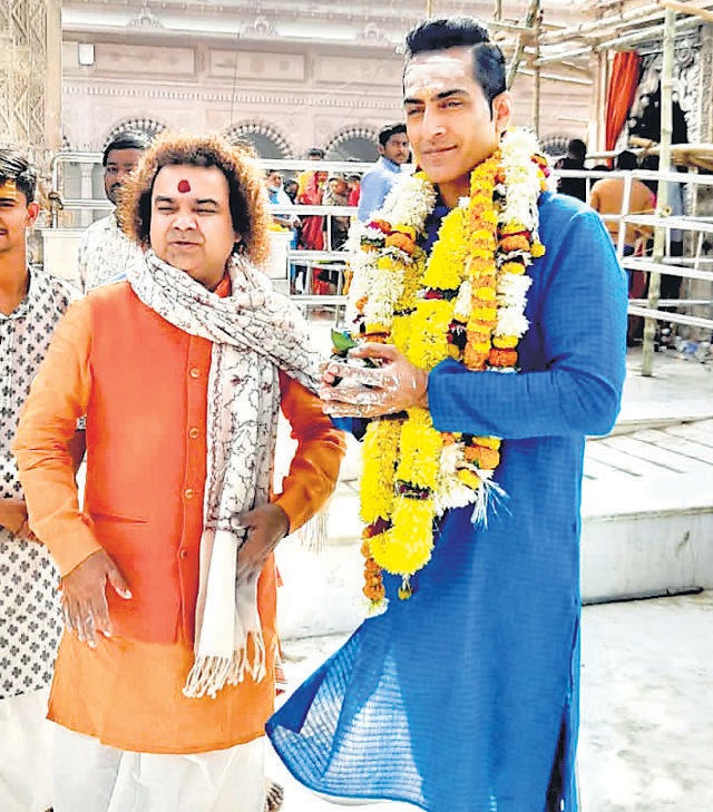Actor Sudhanshu Pandey was in Varanasi earlier this month.