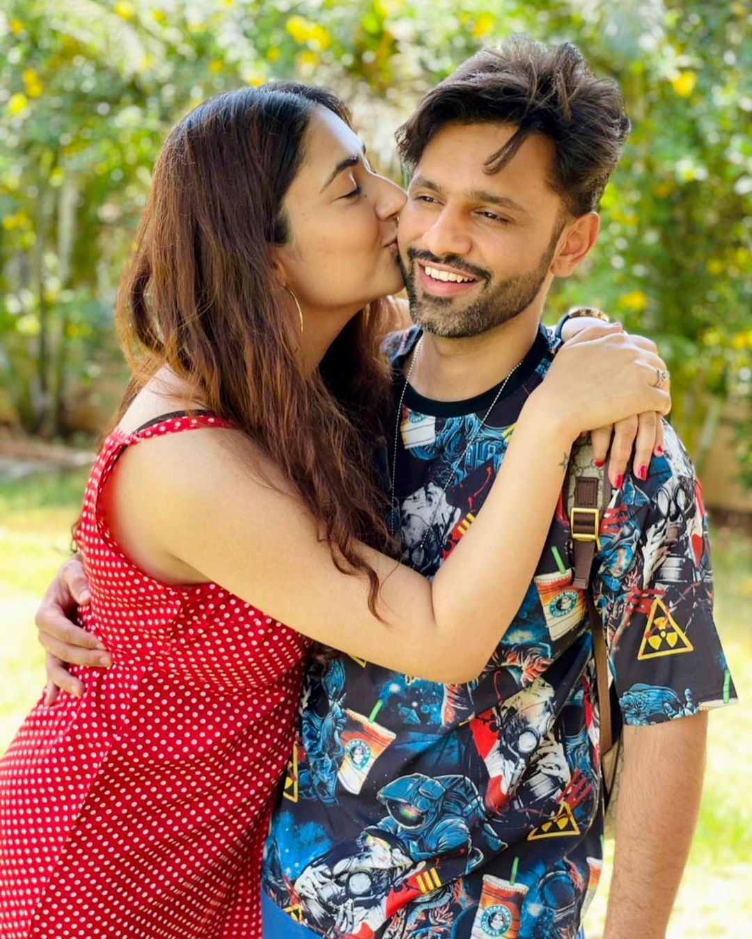 Rahul Vaidya and Disha Parmar