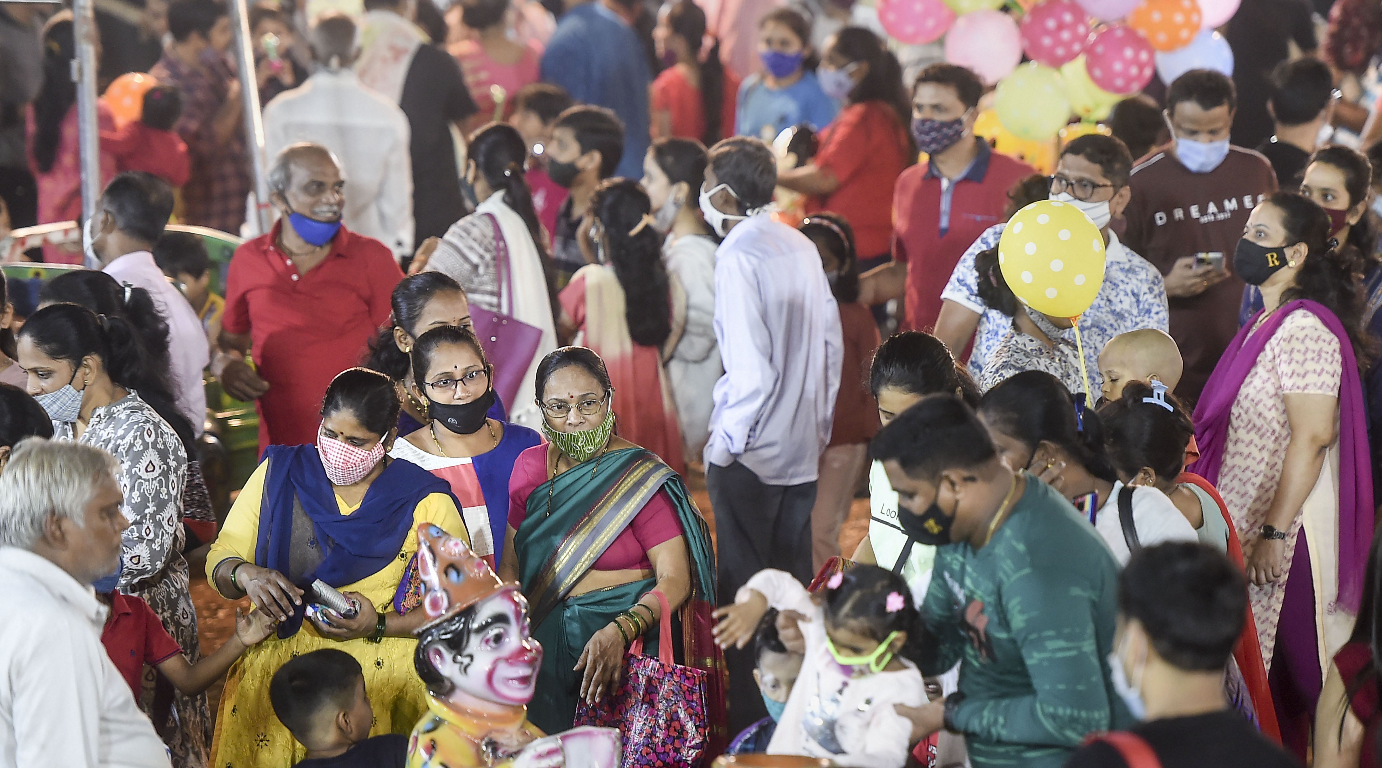 On Wednesday, Mumbai saw another spike in its daily Covid-19 tally after 2,445 cases pushed the cumulative count to 775,476. (PTI file photo) On Wednesday, Mumbai saw another spike in its daily Covid-19 tally after 2,445 cases pushed the cumulative count to 775,476. (PTI file photo)