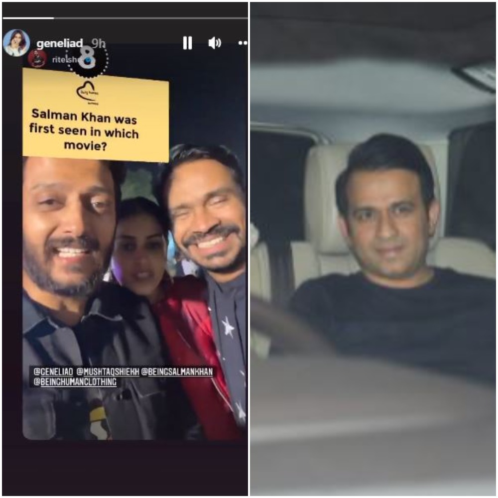 Guests at Salman Khan's party. Guests at Salman Khan's party.