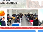 JKPSC Faculty Recruitment 2021: Registration for 136 posts begin today