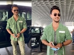 Aayush Sharma, who is currently basking in the success of the film Antim: The Final Truth, left for a vacation with his family. (Varinder Chawla)