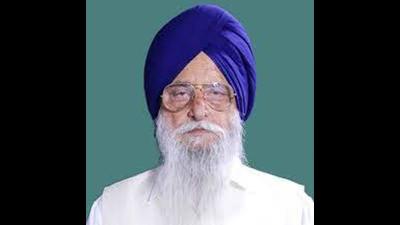 Ahead of the upcoming Punjab polls, Shiromani Akali Dal (SAD) president Sukhbir Singh Badal on Tuesday announced Ranjit Singh Brahmpura as the party’s candidate from the Khadoor Sahib assembly constituency. (HT PHOTO )